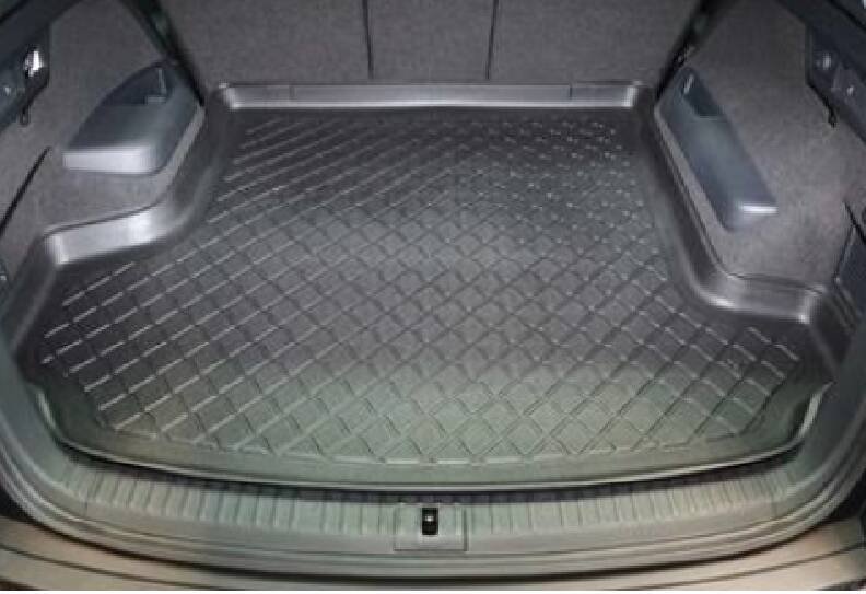 Custom boot mat for a medium SUV